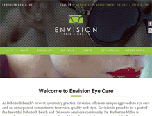 Tablet Screenshot of envisionrehoboth.com